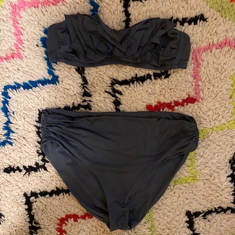 Jcrew gray bikini